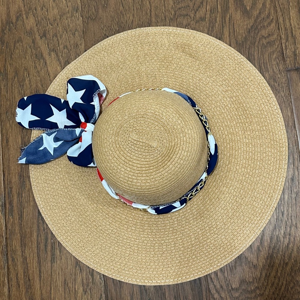 American flag sun hat